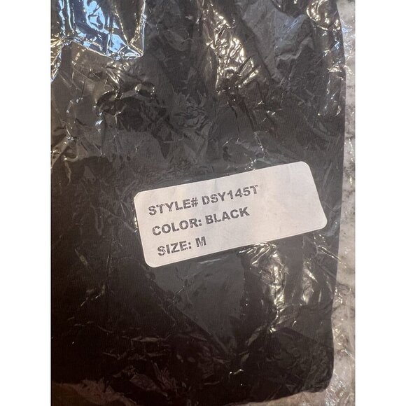 Free The Roses Black Flowy Sleeves Top Off The Shoulders Size Medium 100% Cotton - Picture 7 of 7